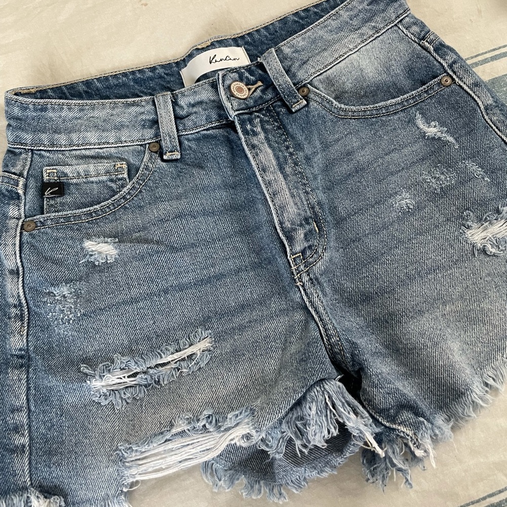 Kancan Denim Shorts - Picture 3 of 4